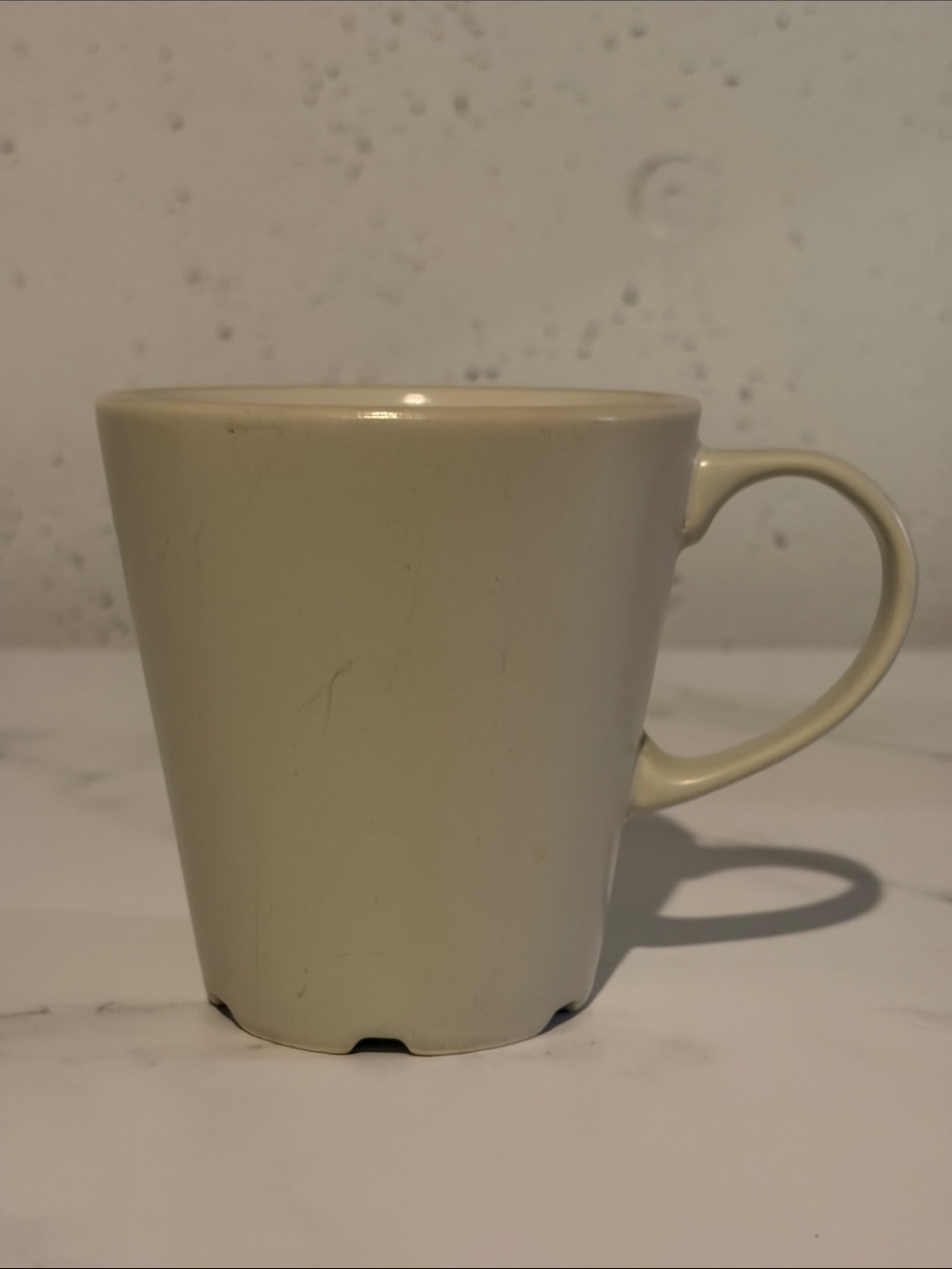 IKEA Cream Ceramic Mug with Handle